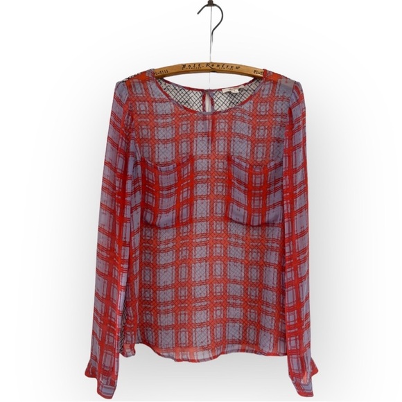 100% Silk Ella Moss Blouse for Anthropologie - Picture 3 of 12